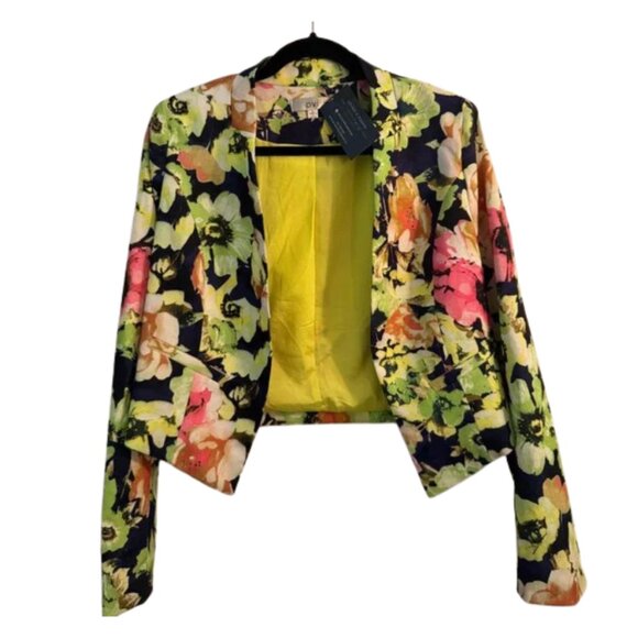 Ovi jacket green florals - Picture 1 of 4